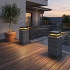 Slim Square Deck Pillar Light