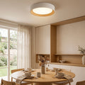 Slim Wood-Edge LED Ceiling Light