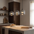 Smoke Glass Globe Pendant Light