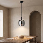 Smoke Glass Globe Pendant Light