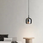 Smoke Glass Globe Pendant Light
