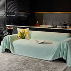 Smooth Chenille Playful Sofa Cover