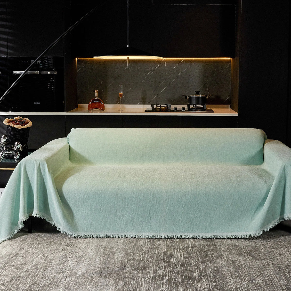 Smooth Chenille Playful Sofa Cover