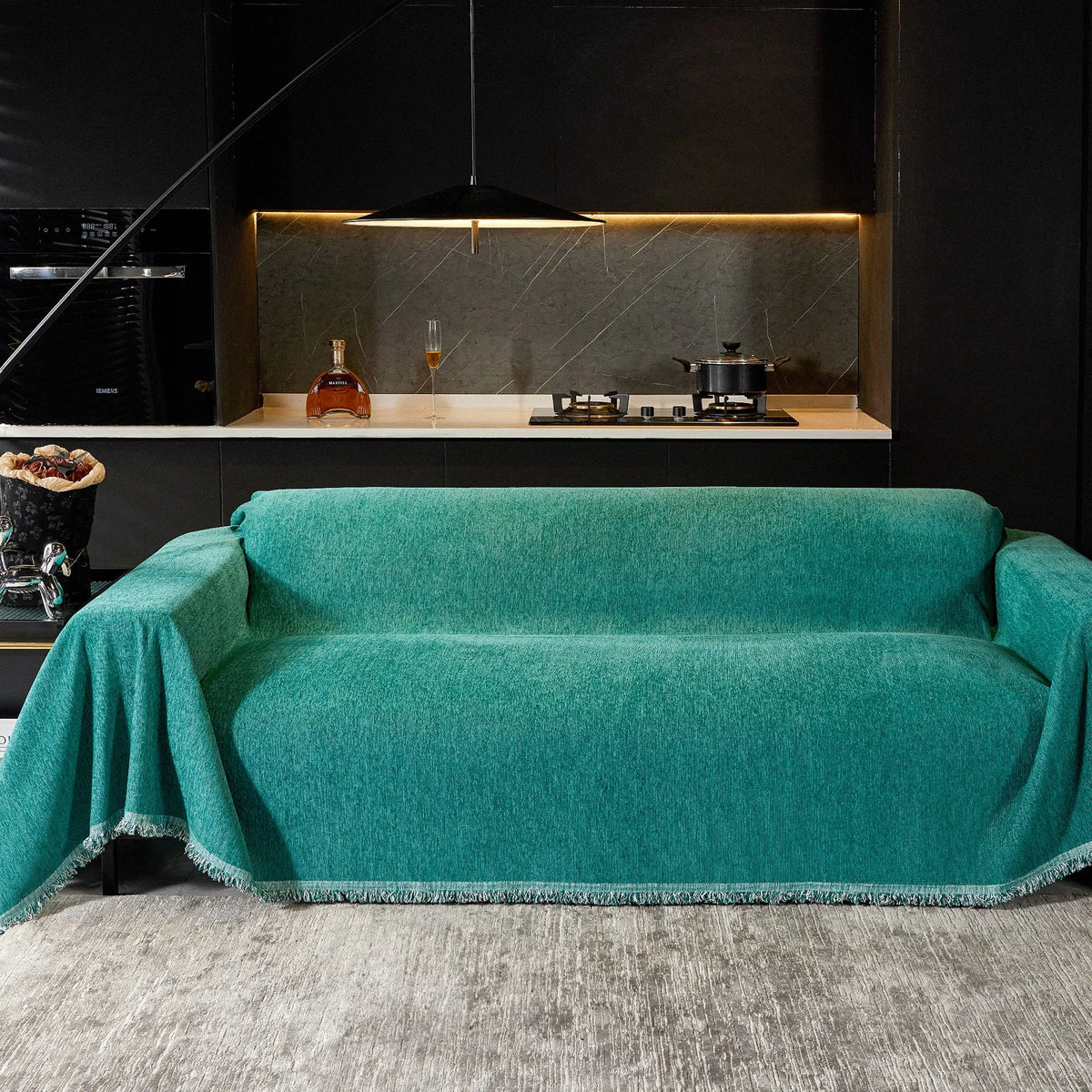 Smooth Chenille Playful Sofa Cover