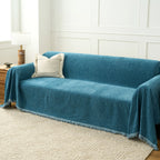 Smooth Chenille Playful Sofa Cover