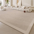 Soft Beige Border Area Rug
