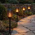 Solar Flickering Flame Torch Lights