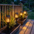 Solar Flickering Flame Torch Lights