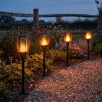 Solar Flickering Flame Torch Lights