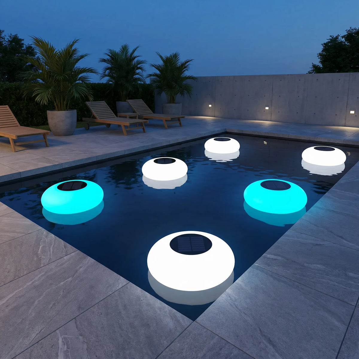 Solar Floating Pond Light