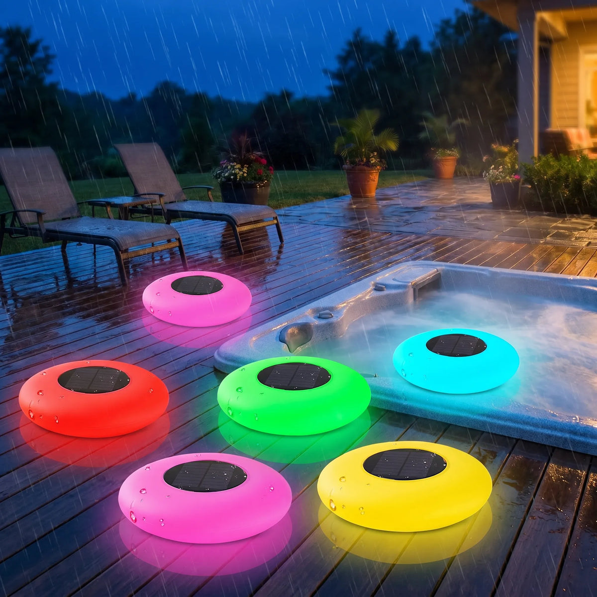 Solar Floating Pond Light