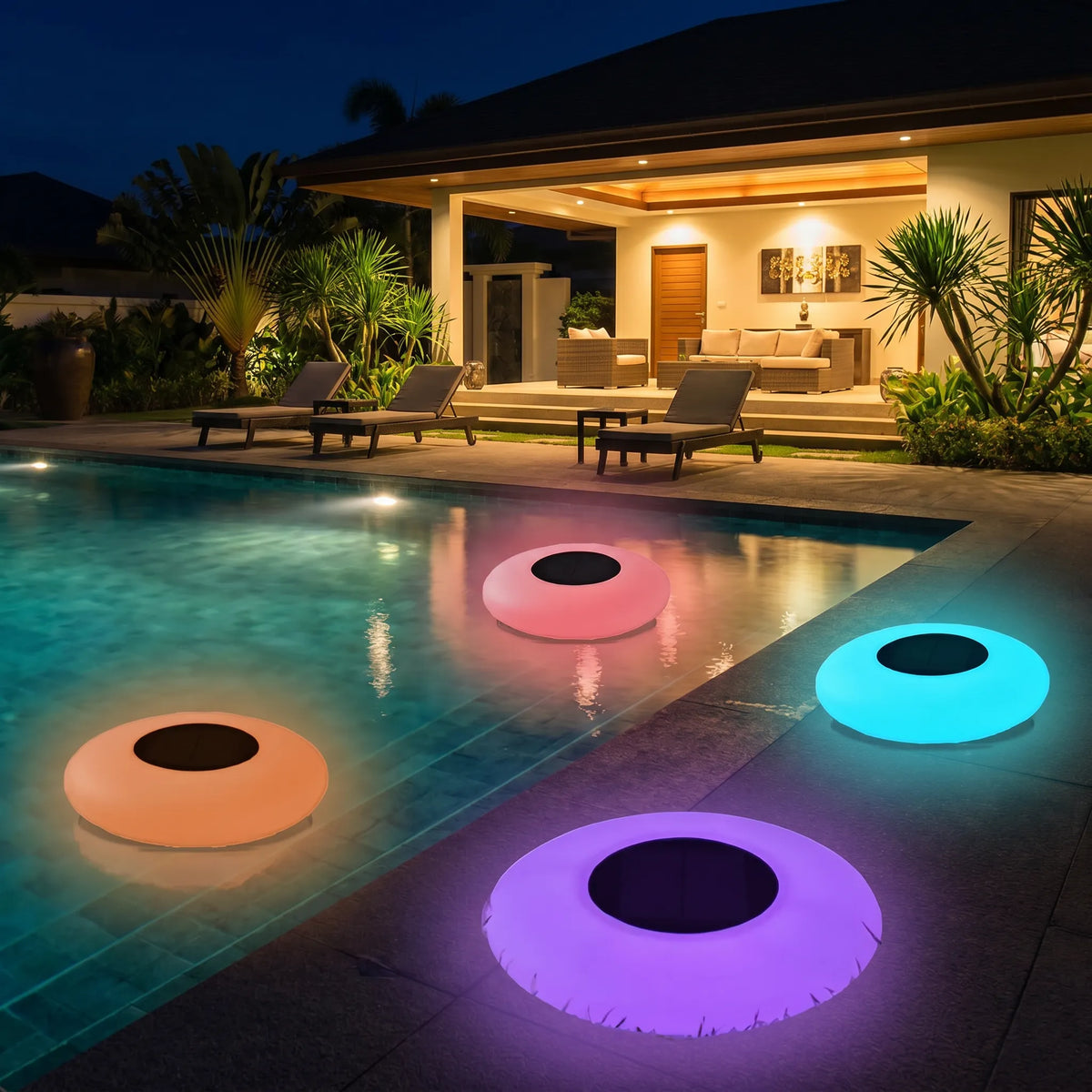 Solar Floating Pond Light