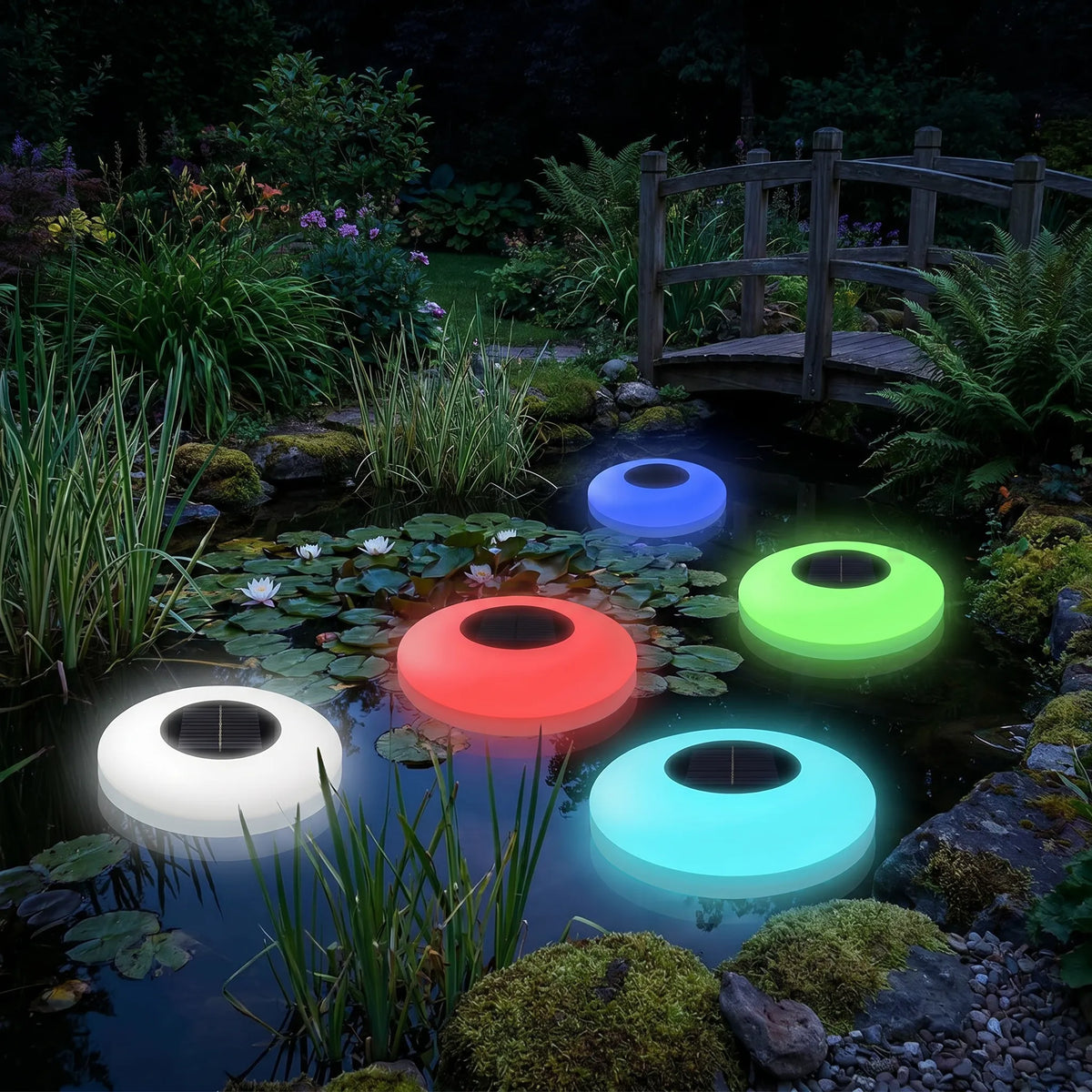 Solar Floating Pond Light