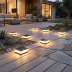 Solar Ground Disc Light