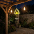 Solar Heart Wind Chime Light