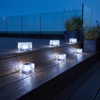 Solar Ice Cube Step Light
