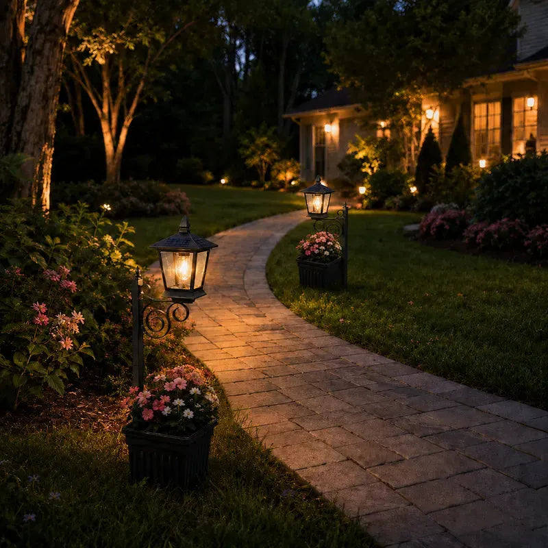 Solar Lantern Planter