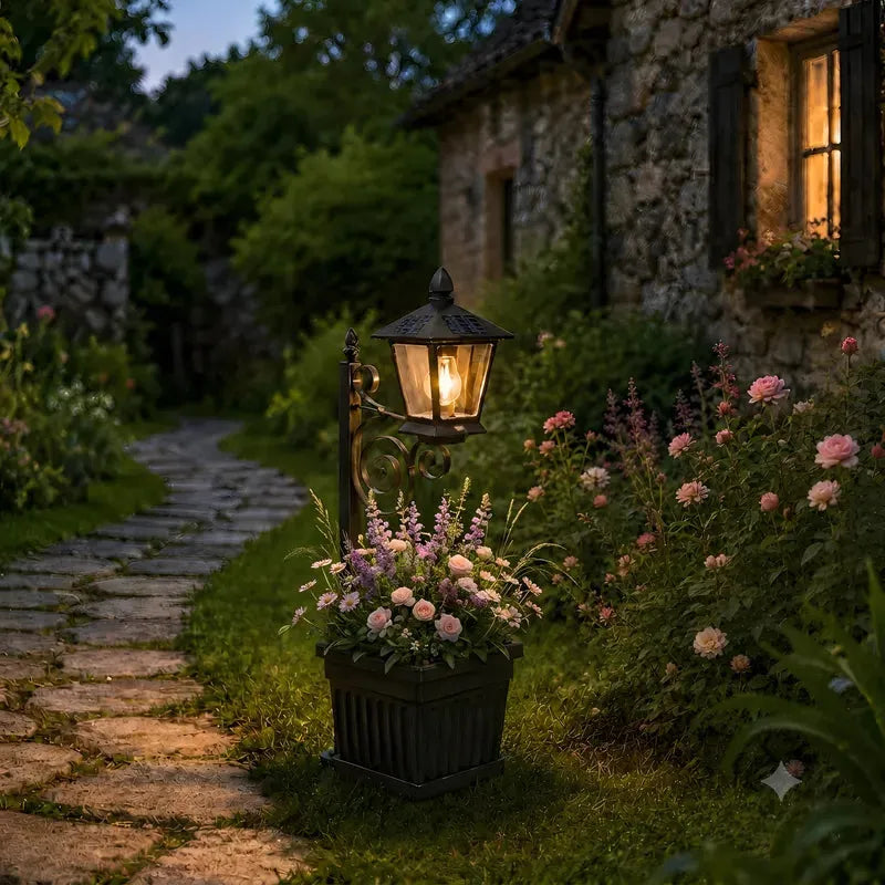 Solar Lantern Planter