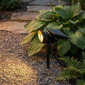 Solar Lawn Spotlight with Adjustable Head
