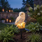 Solar Owl Garden Stake Light