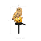 Solar Owl Garden Stake Light