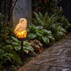 Solar Owl Garden Stake Light