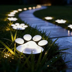 Solar Paw Print Path Lights