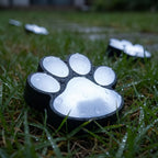 Solar Paw Print Path Lights