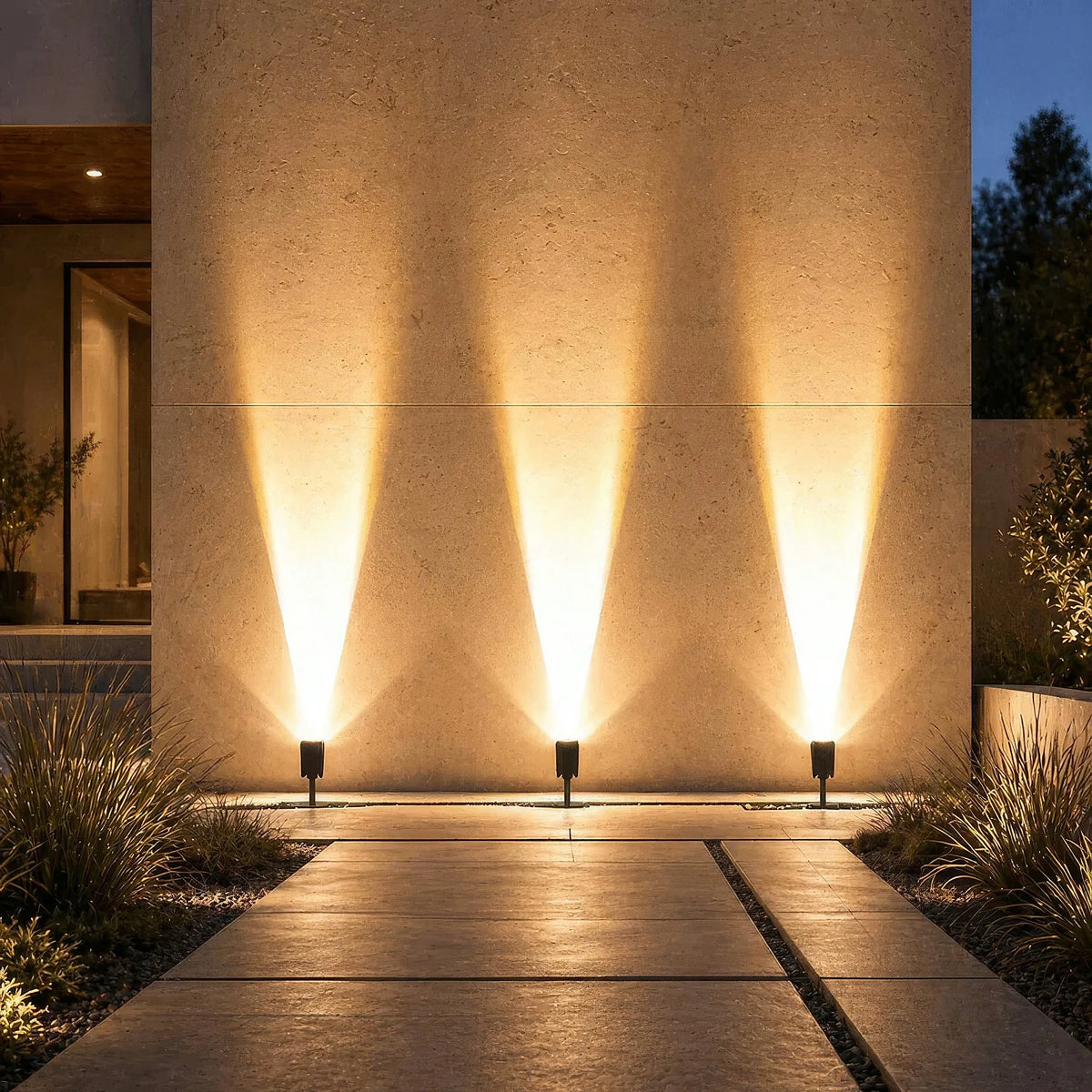 Solar Tree Uplight Spotlight