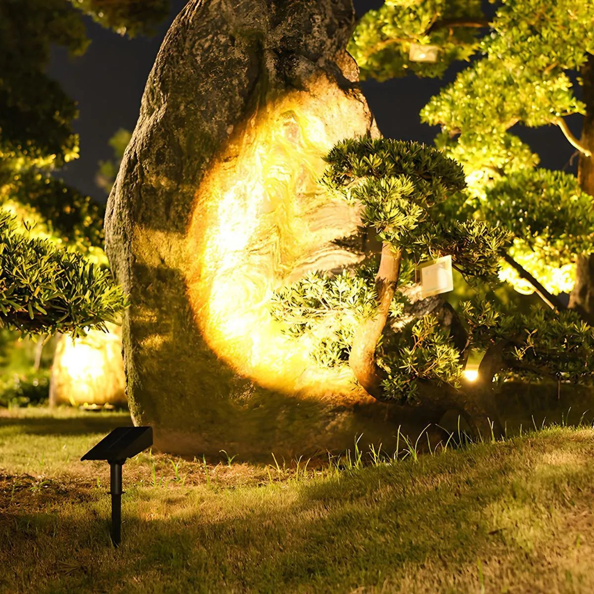 Solar Tree Uplight Spotlight
