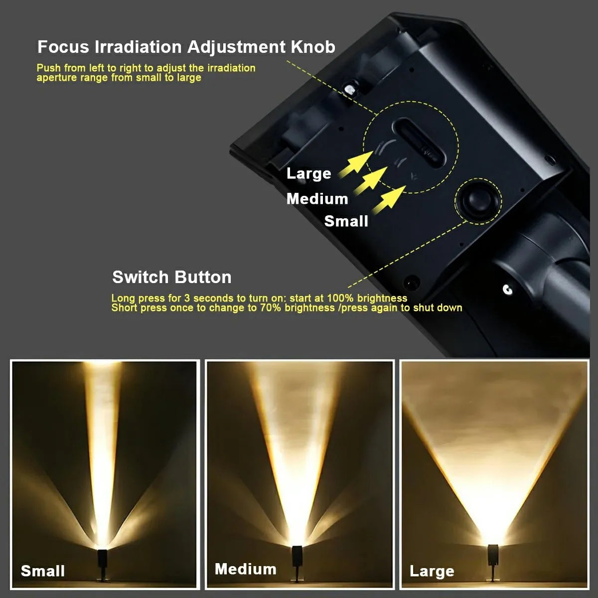 Solar Tree Uplight Spotlight