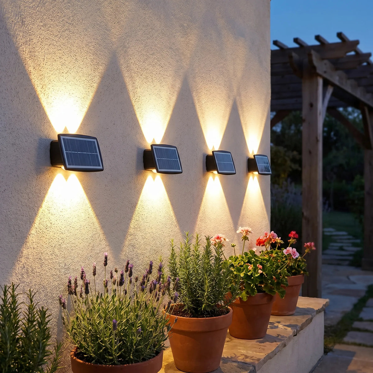 Solar Up Down Wall Lights