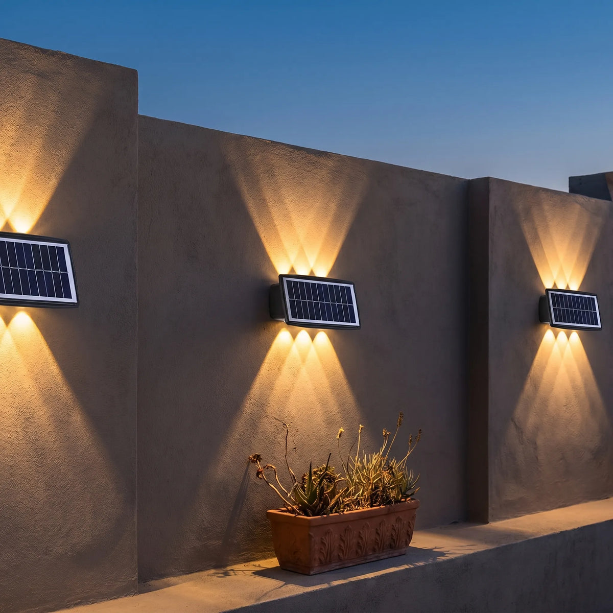 Solar Up Down Wall Lights
