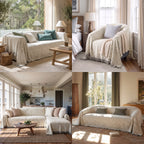 Speckled Thick Chenille Sofa Cover