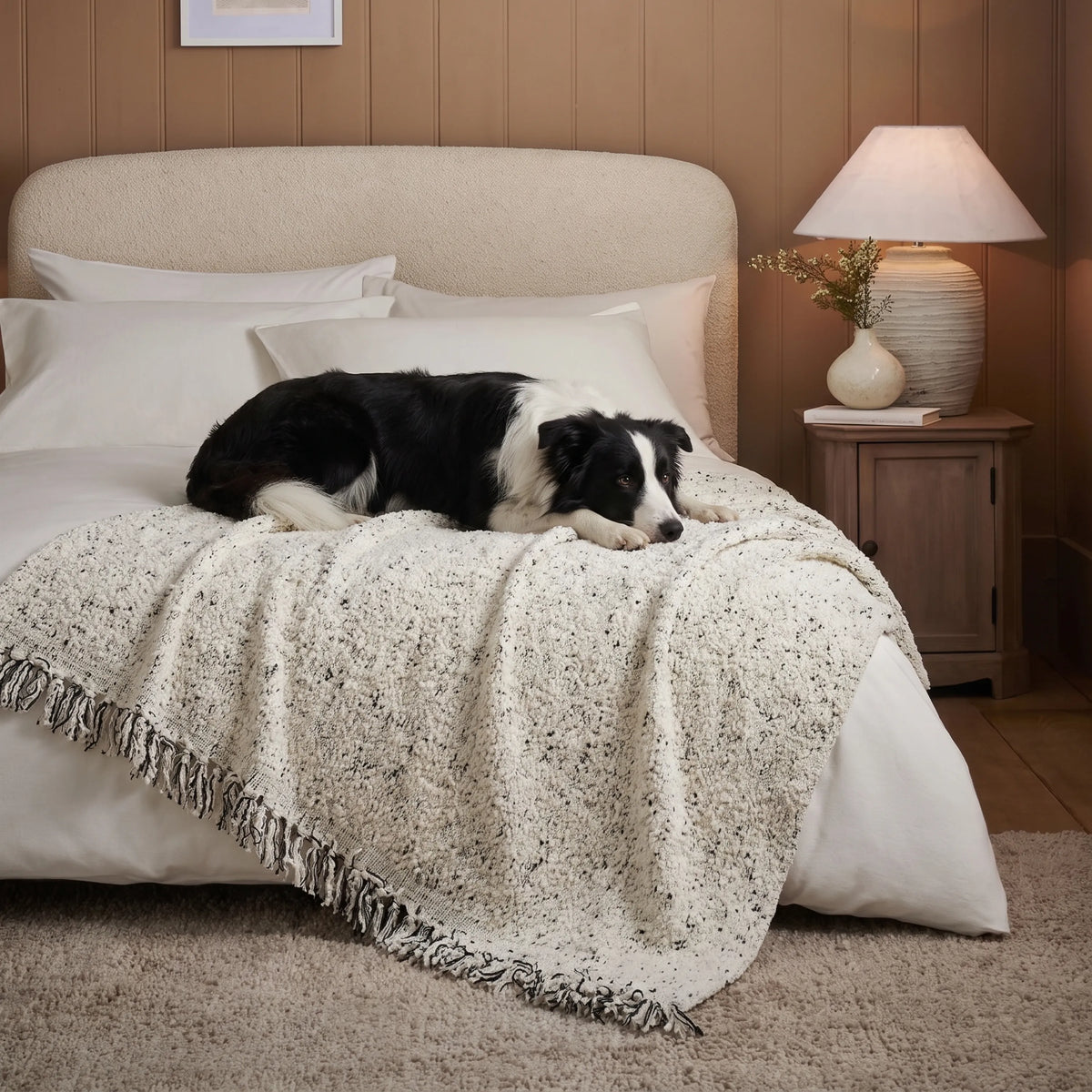 Speckled Thick Chenille Sofa Cover