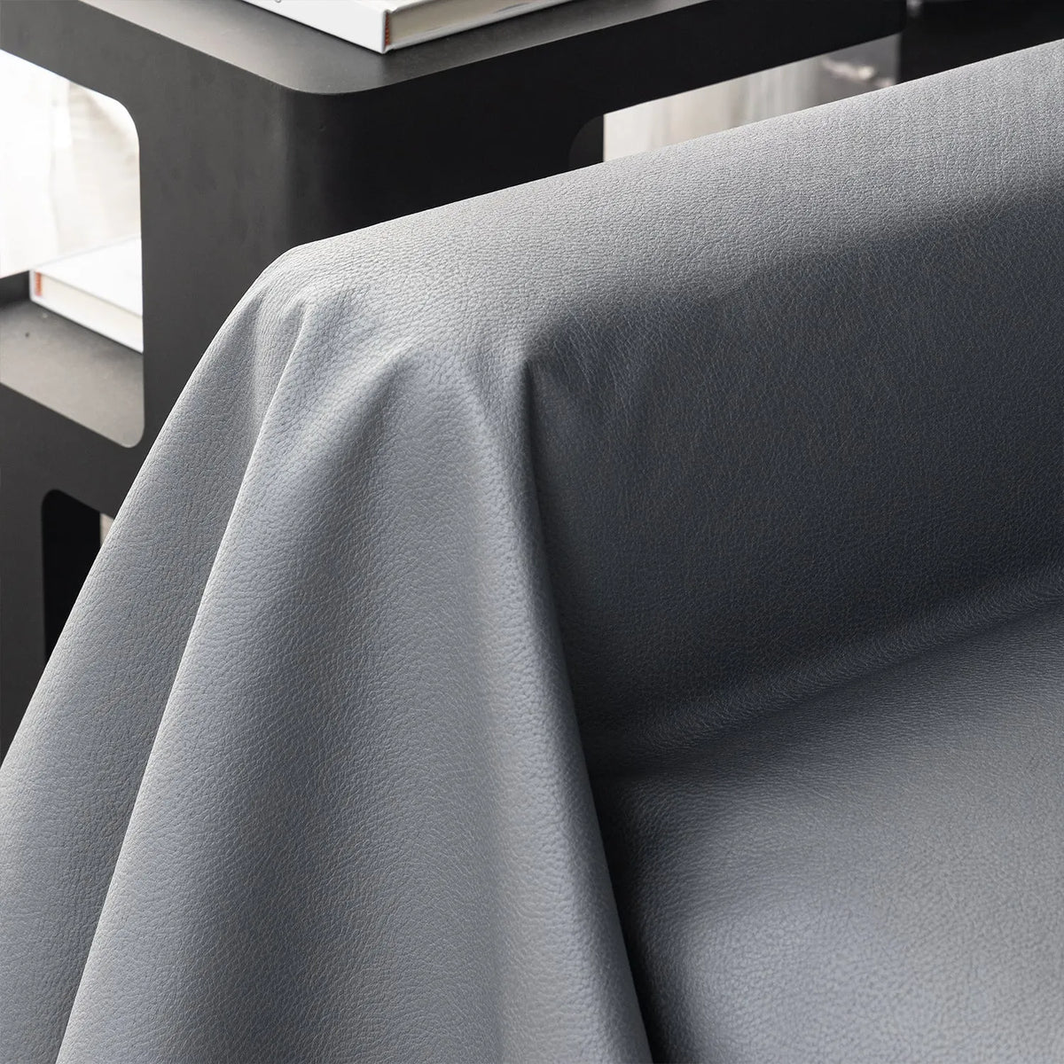 Spill-Resistant Faux Leather Back Sofa Cover