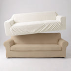 Spill-Resistant Fleece Stretch Slipcover