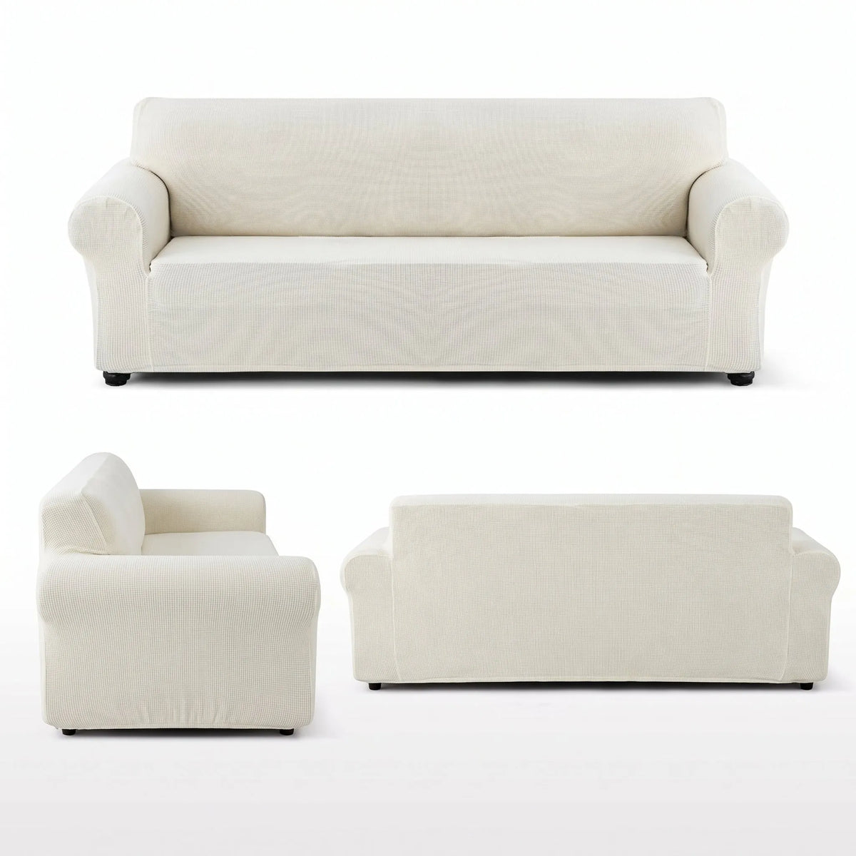 Spill-Resistant Fleece Stretch Slipcover