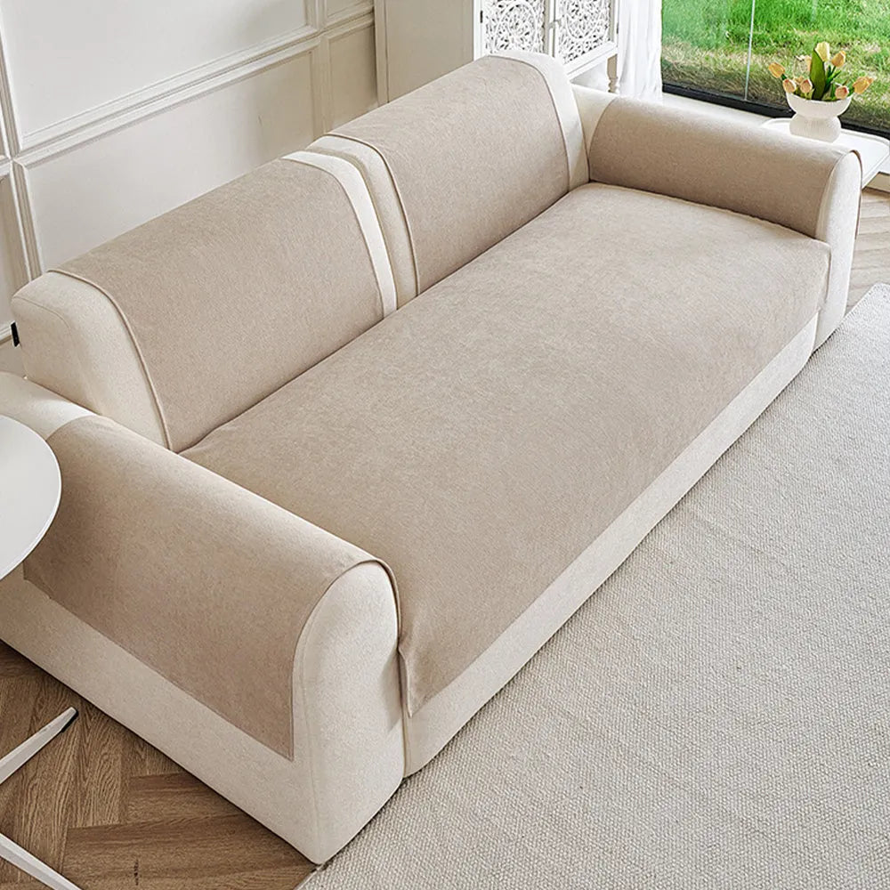 Spill-Resistant Non-Slip Chenille Seat Cover