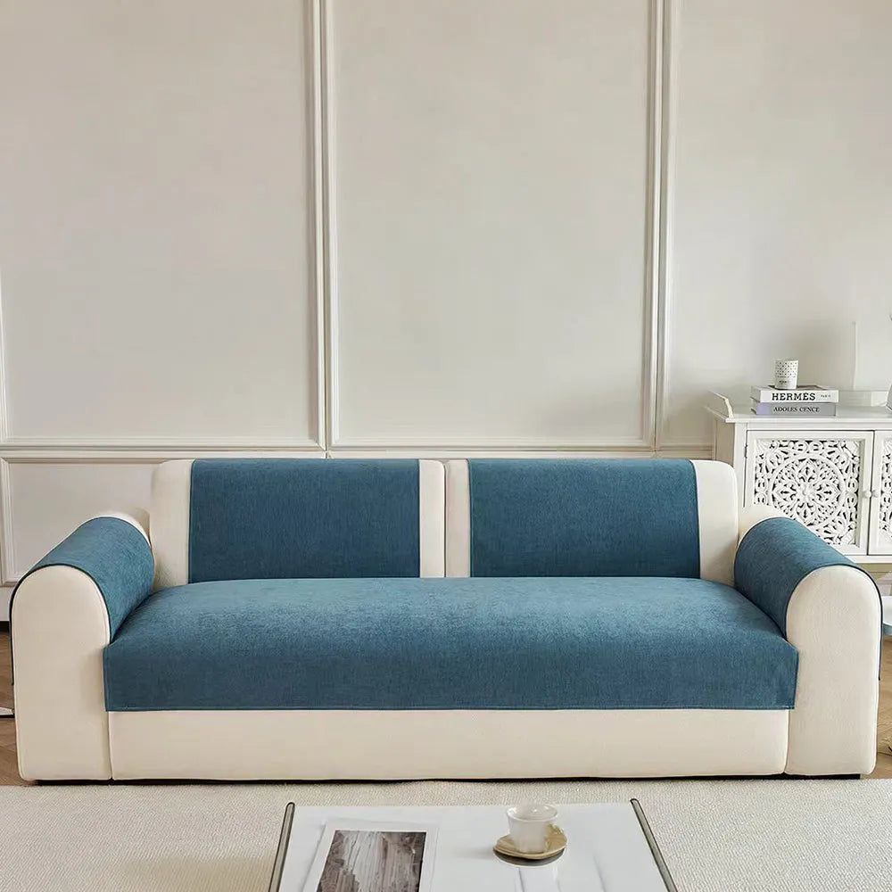 Spill-Resistant Non-Slip Chenille Seat Cover