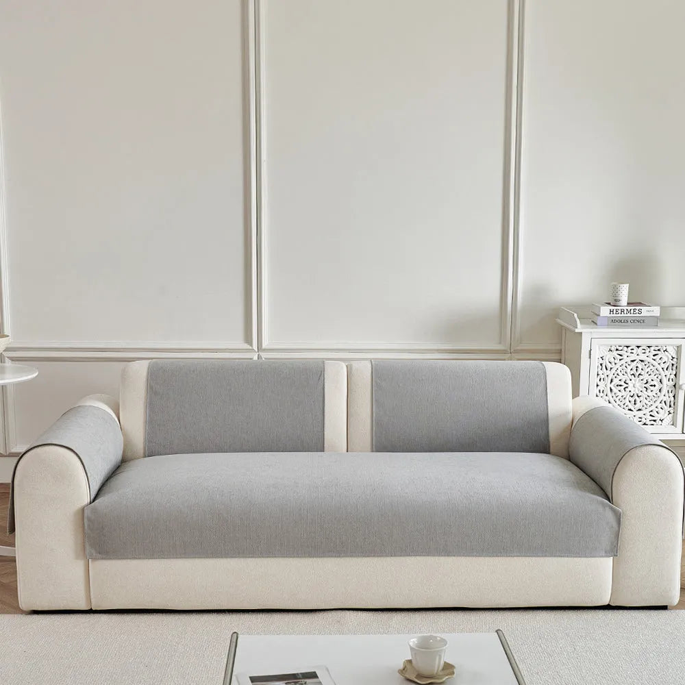 Spill-Resistant Non-Slip Chenille Seat Cover