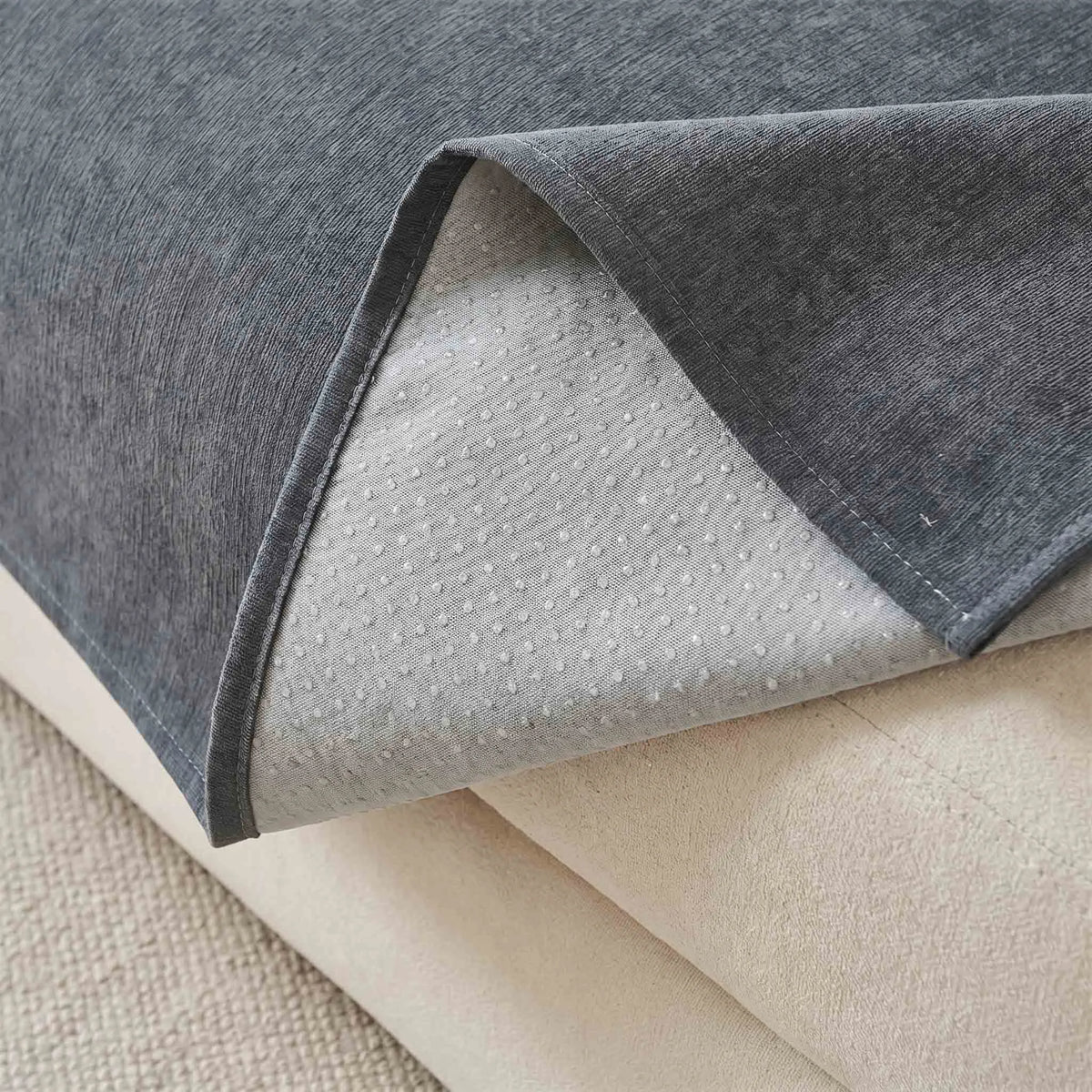 Spill-Resistant Non-Slip Chenille Seat Cover