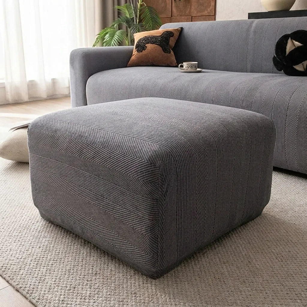 Spill-Resistant Sherpa Stretch Slipcover