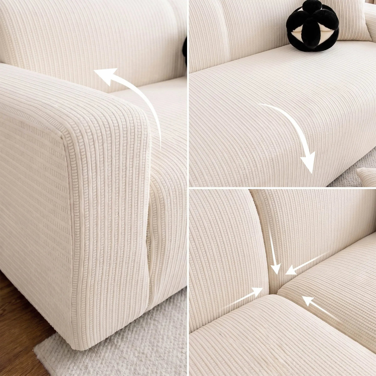 Spill-Resistant Stretch Sofa Slipcover
