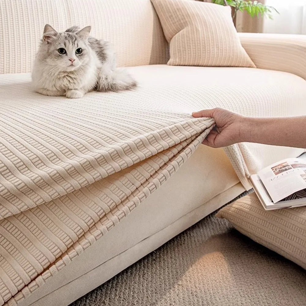 Spill-Resistant Stretch Sofa Slipcover