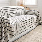 Square Spiral Jacquard Sofa Cover