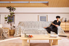 Square Spiral Jacquard Sofa Cover