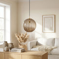 Stained Glass Ball Pendant Light