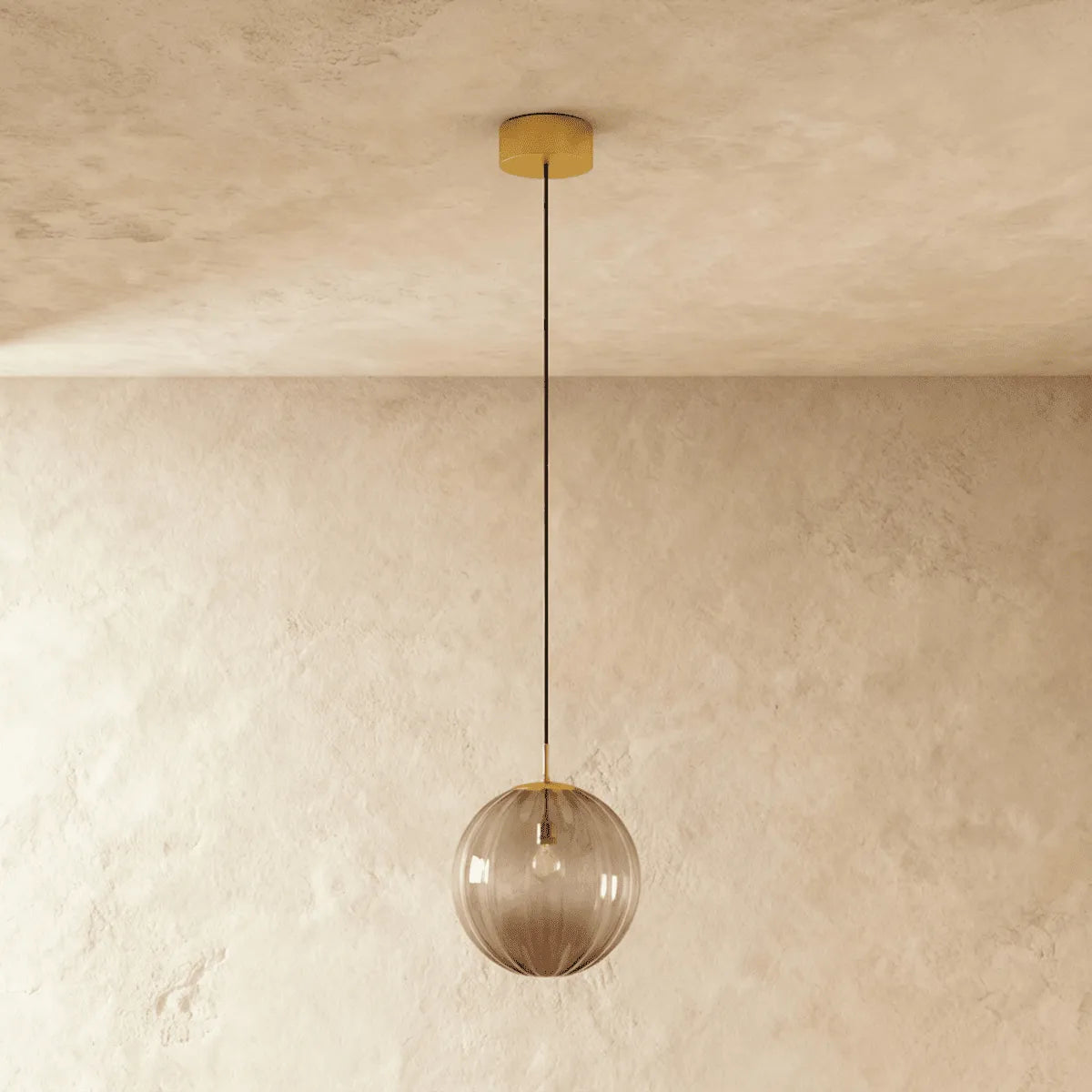 Stained Glass Ball Pendant Light