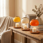 Stained Glass Candle Warmer Lamp